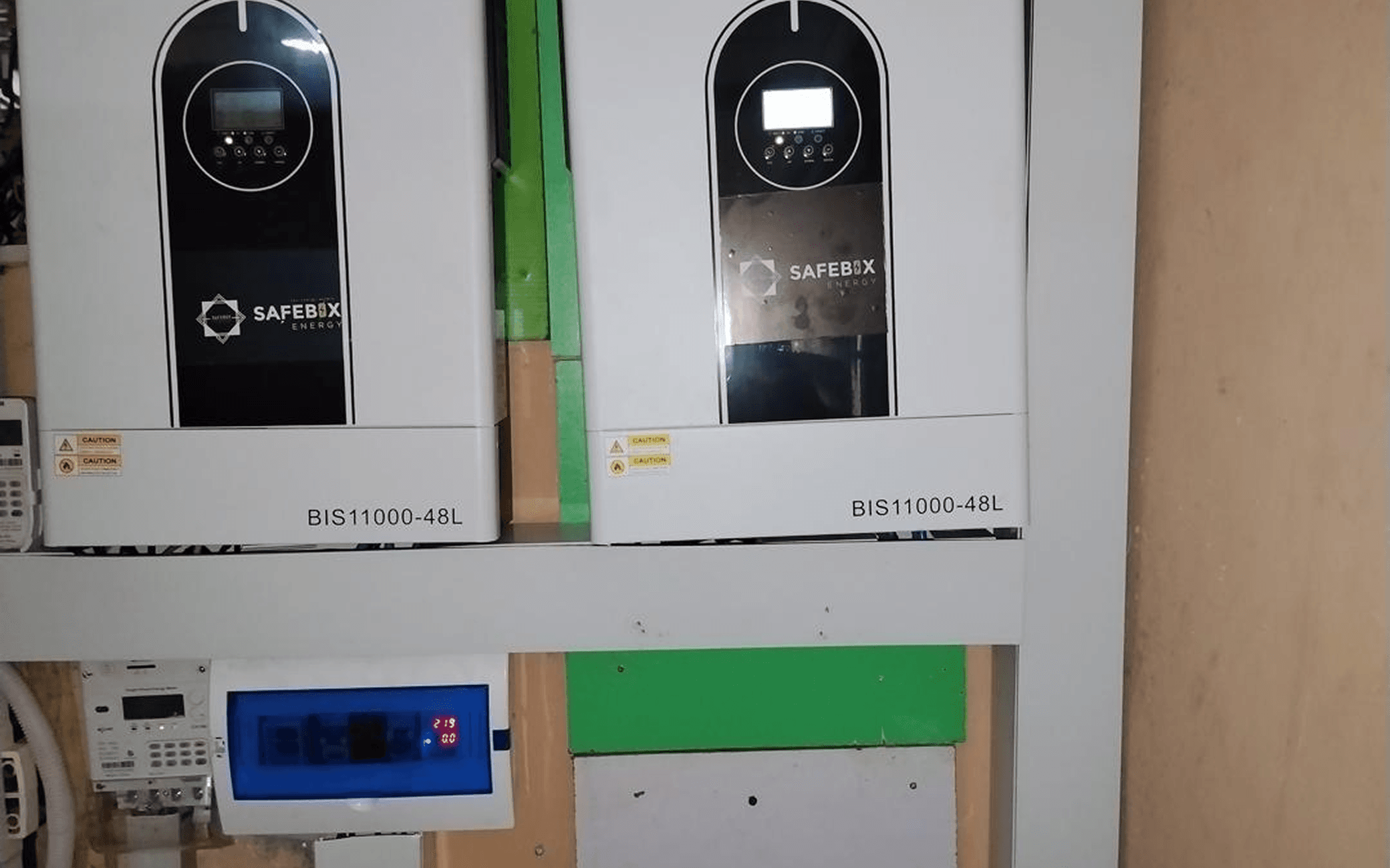 Solar inverter installation